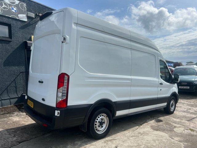 Ford Transit Custom 2021 2.0 350 Ecoblue Leader Panel Van M MD70NDN White #4