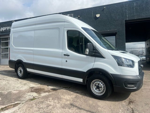 Ford Transit Custom 2021 2.0 350 Ecoblue Leader Panel Van M MD70NDN White #3