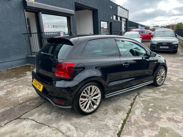 Volkswagen Polo 2015 1.8 Tsi Bluemotion Tech Gti Hatchback Pet Black #4