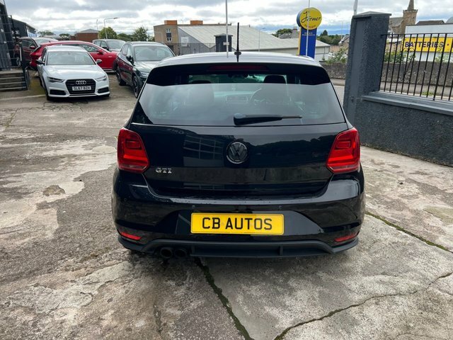 Volkswagen Polo 2015 1.8 Tsi Bluemotion Tech Gti Hatchback Pet Black #5