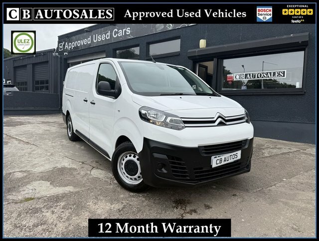 Citroen Dispatch 2020 1.5 Bluehdi 1200 Enterprise XL Panel Van 6Dr White