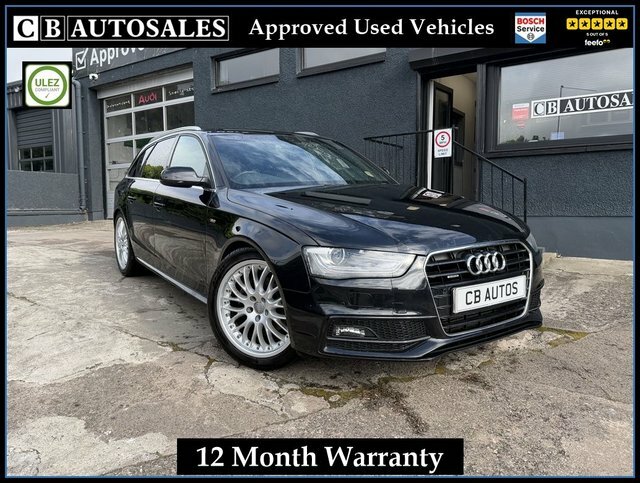 Audi A4 Avant 2014 2.0 Tdi S Line Estate S Tronic Qua Black