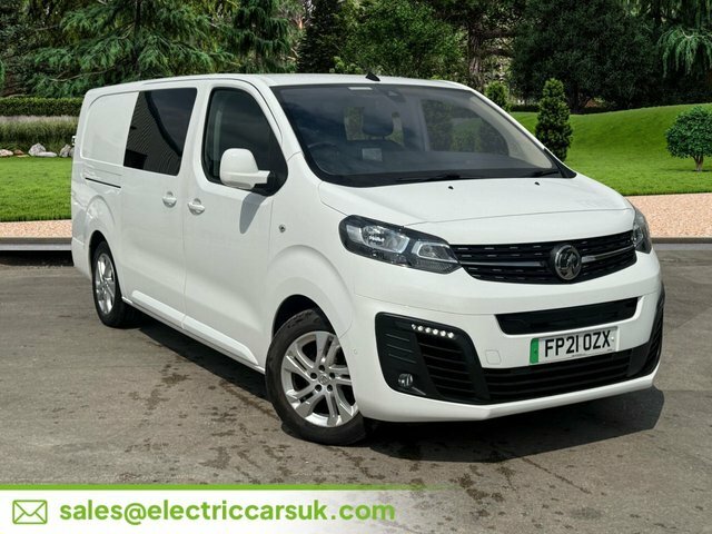 Vauxhall Vivaro 3100 75Kwh Elite Crew Van Double Cab White #4