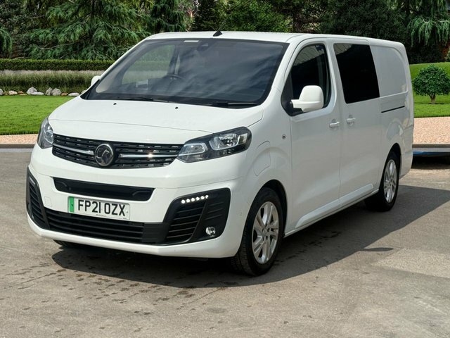 Vauxhall Vivaro 3100 75Kwh Elite Crew Van Double Cab White #5