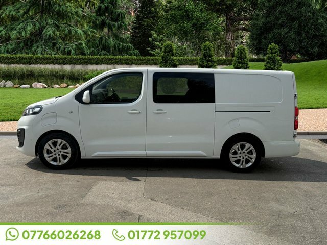 Vauxhall Vivaro 3100 75Kwh Elite Crew Van Double Cab White #2