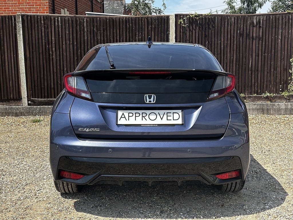 Honda Civic I-vtec Se Plus Blue #6