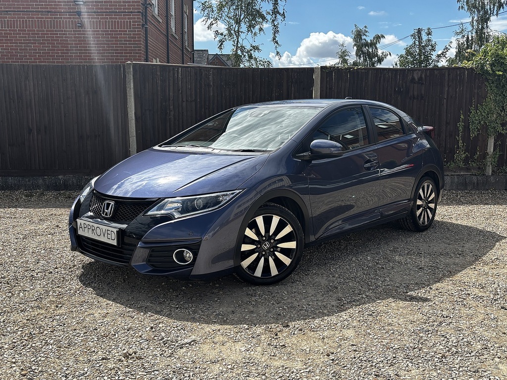 Honda Civic I-vtec Se Plus Blue #4