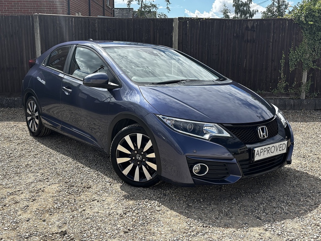 Honda Civic I-vtec Se Plus Blue #2
