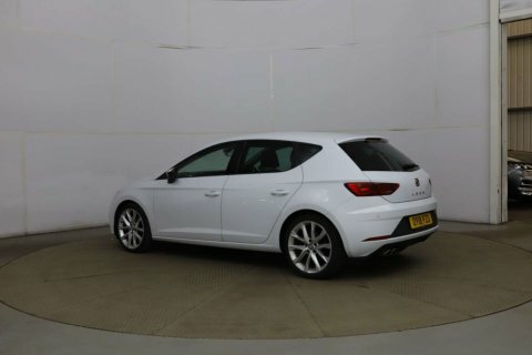 Seat Leon 2.0 Leon Fr OY18PZD White #5
