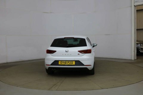 Seat Leon 2.0 Leon Fr OY18PZD White #4