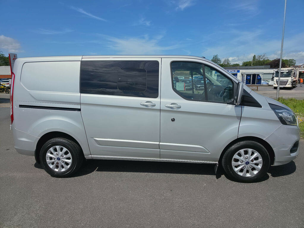 Ford Transit Custom 2.0 320 Ecoblue Limited Crew Van L1 H1 Euro 6 YO68HYC Silver #4