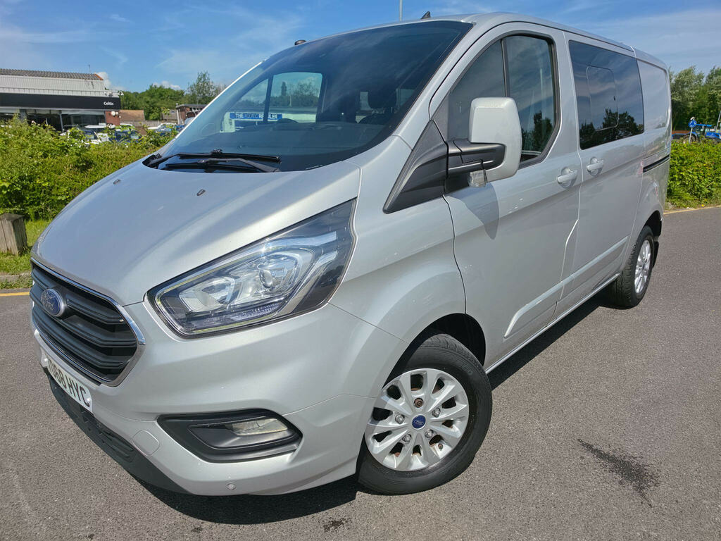 Ford Transit Custom 2.0 320 Ecoblue Limited Crew Van L1 H1 Euro 6 YO68HYC Silver #3