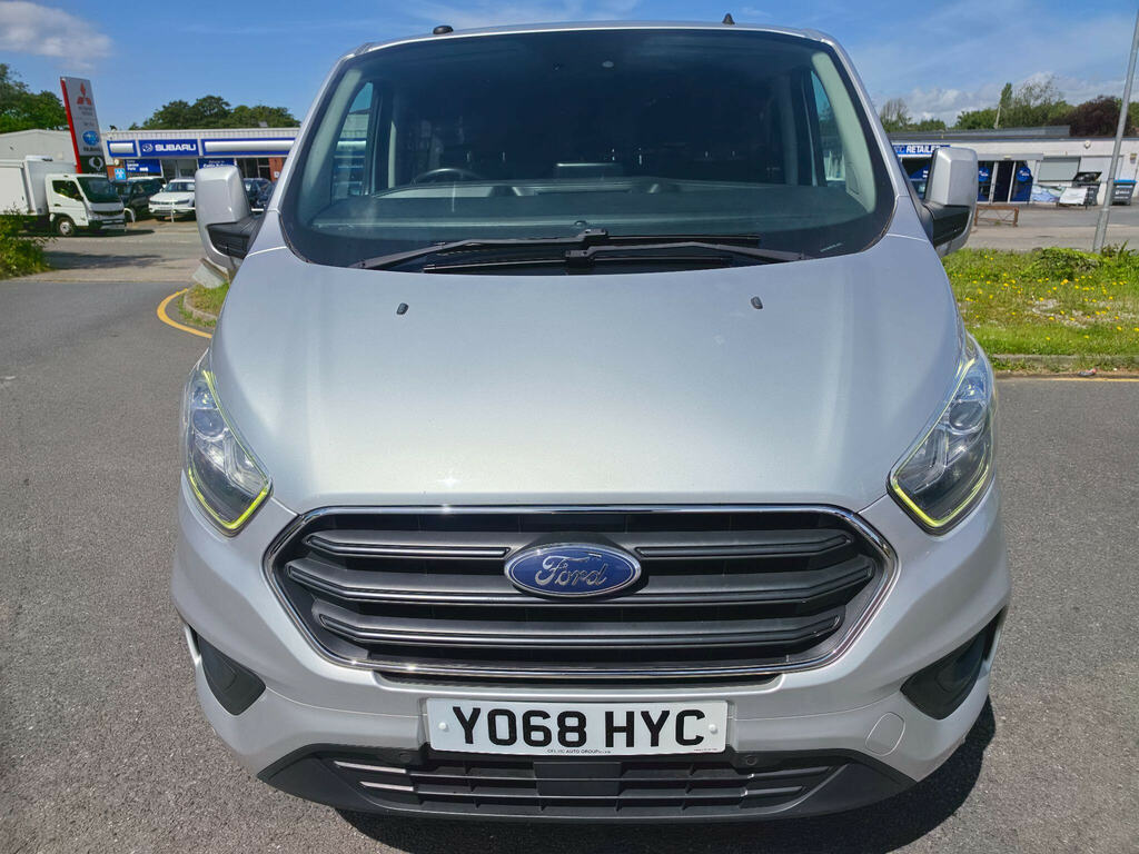 Ford Transit Custom 2.0 320 Ecoblue Limited Crew Van L1 H1 Euro 6 YO68HYC Silver #2