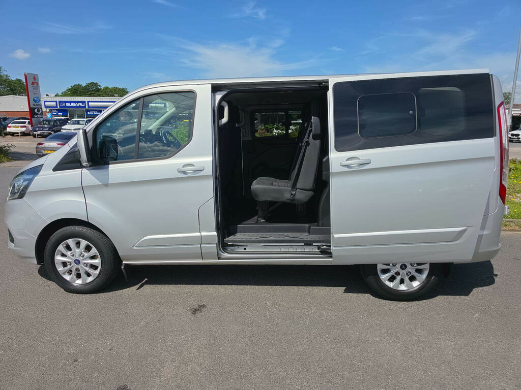 Ford Transit Custom 2.0 320 Ecoblue Limited Crew Van L1 H1 Euro 6 YO68HYC Silver #6