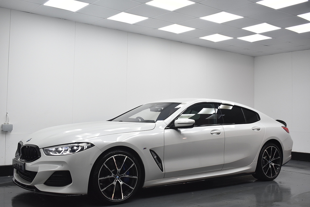 BMW 8 Series Gran Coupe Saloon DS72CYG White #2