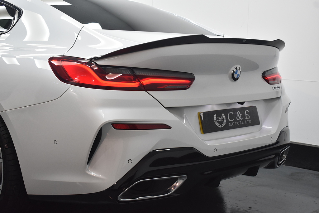 BMW 8 Series Gran Coupe Saloon DS72CYG White #6