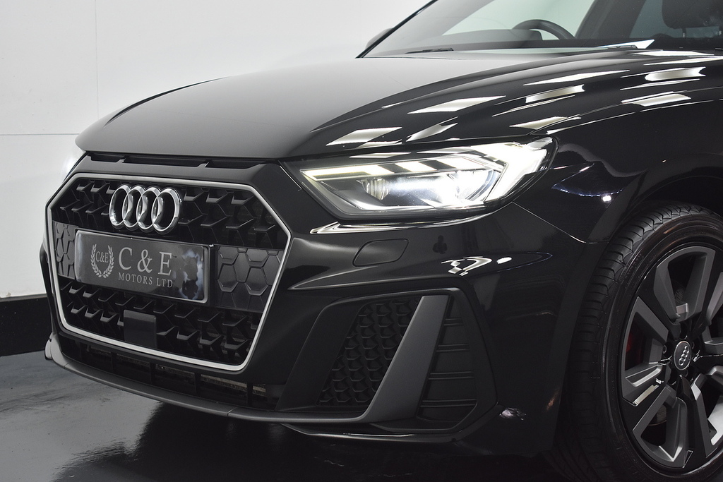 Audi A1 Hatchback YK69UAW Black #6