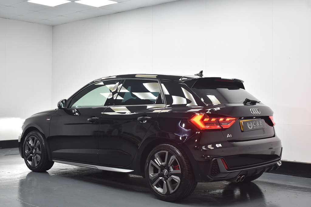 Audi A1 Hatchback YK69UAW Black #4