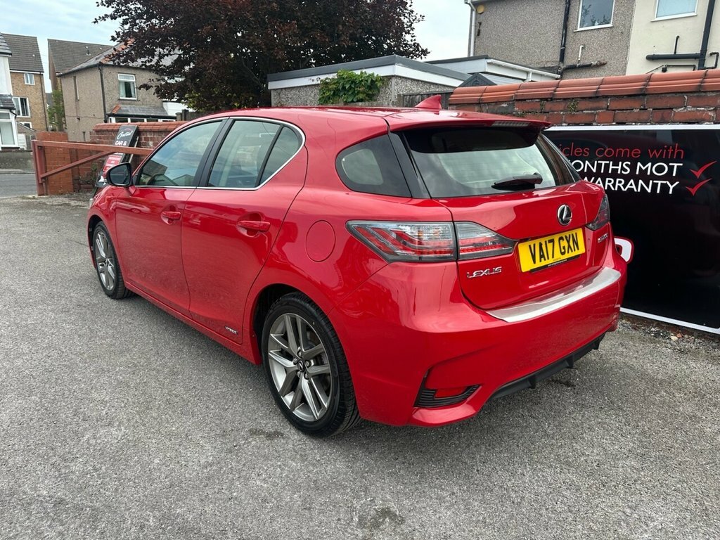 Lexus CT 1.8L Executive Edition Red #6