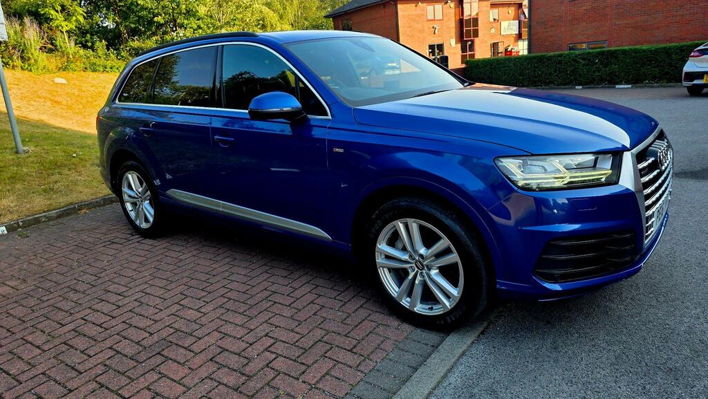 Audi Q7 3.0 Tdi V6 S Line Tiptronic Quattro Euro 6 Ss 5 Blue #4