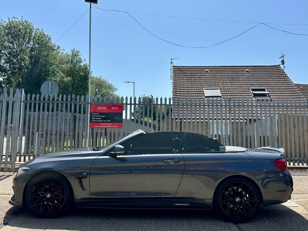 BMW 4 Series 3.0 430D M Sport Convertible Euro YD17GDZ Grey #4