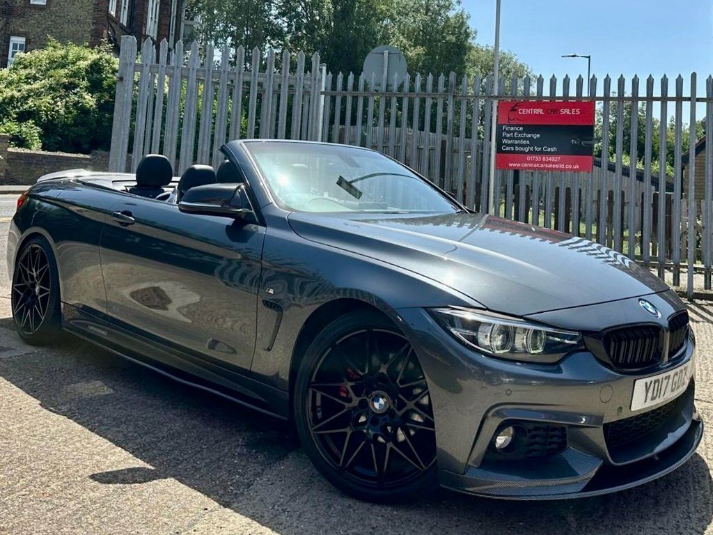 BMW 4 Series 3.0 430D M Sport Convertible Euro YD17GDZ Grey