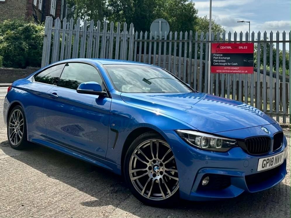 BMW 4 Series Gran Coupe 2.0 420D M Sport Coupe Euro 6 S S Blue