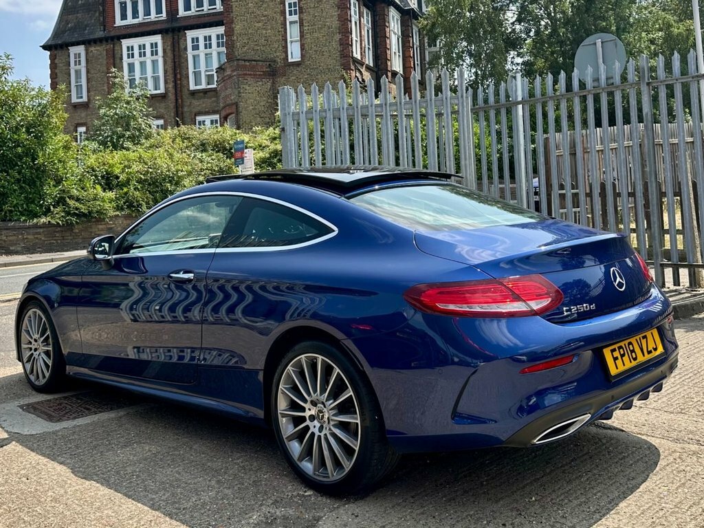 Mercedes-Benz C Class 2.1 C250d Amg Line Premium Plus Coupe FP18VZJ Blue #5