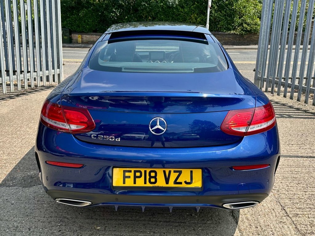 Mercedes-Benz C Class 2.1 C250d Amg Line Premium Plus Coupe FP18VZJ Blue #6