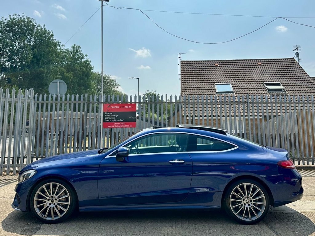 Mercedes-Benz C Class 2.1 C250d Amg Line Premium Plus Coupe FP18VZJ Blue #4
