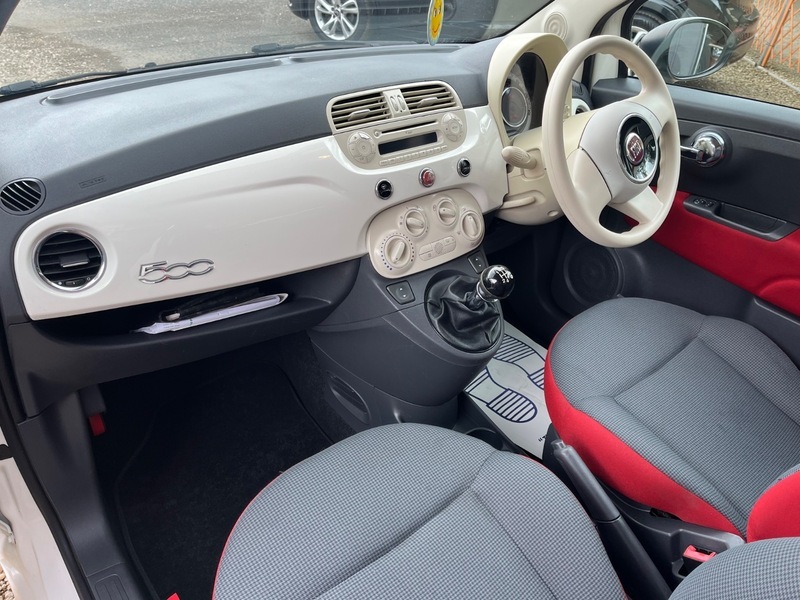 Fiat 500 Pop White #4
