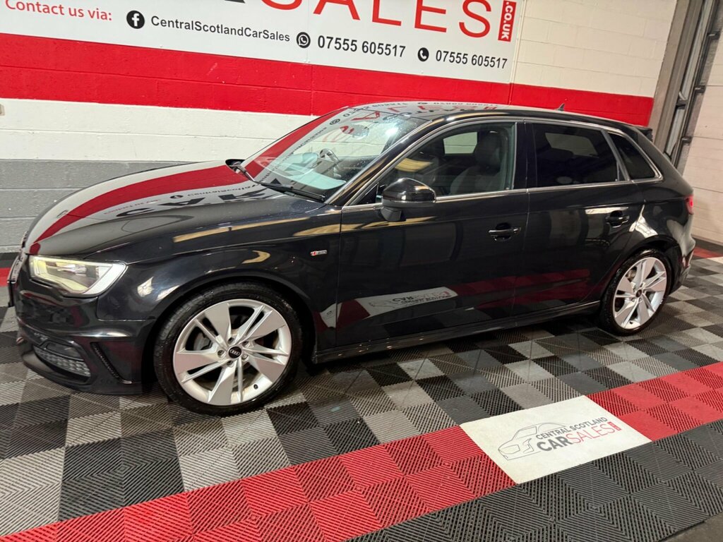 Audi A3 2.0 Tdi S Line Sportback Euro 5 Ss GY14FVK Black #6