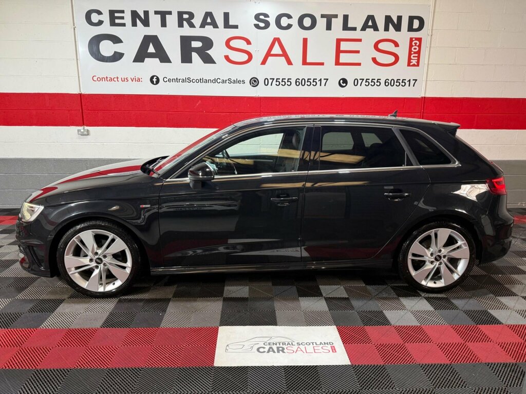 Audi A3 2.0 Tdi S Line Sportback Euro 5 Ss GY14FVK Black #4