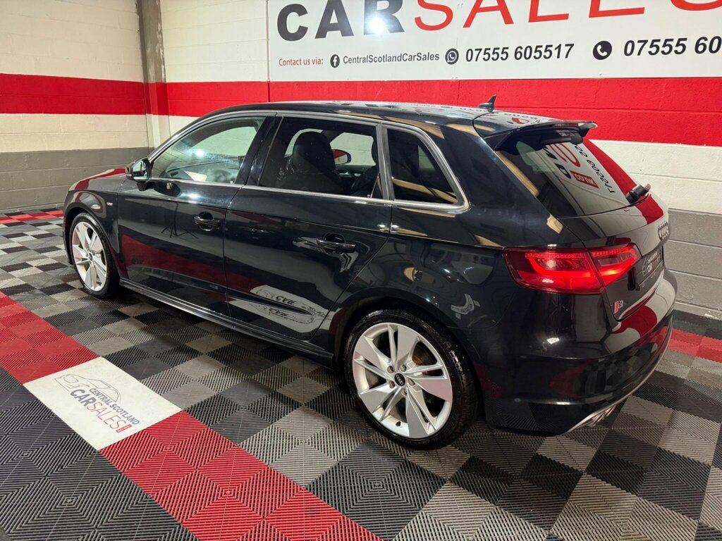 Audi A3 2.0 Tdi S Line Sportback Euro 5 Ss GY14FVK Black #3