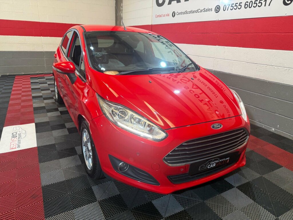 Ford Fiesta 1.6 Tdci Econetic Titanium Euro 5 Ss Red #5