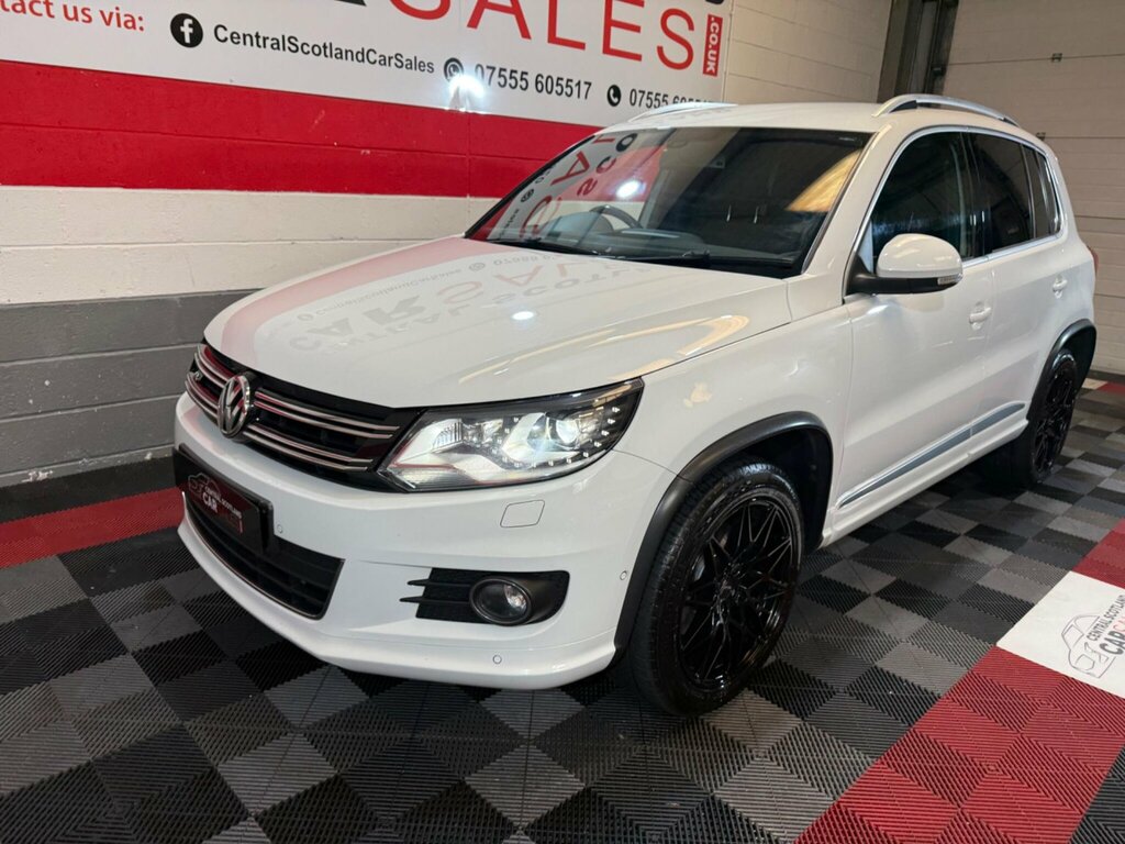 Volkswagen Tiguan 2.0 Tdi Bluemotion Tech R-line 4Wd Euro 6 Ss White #5