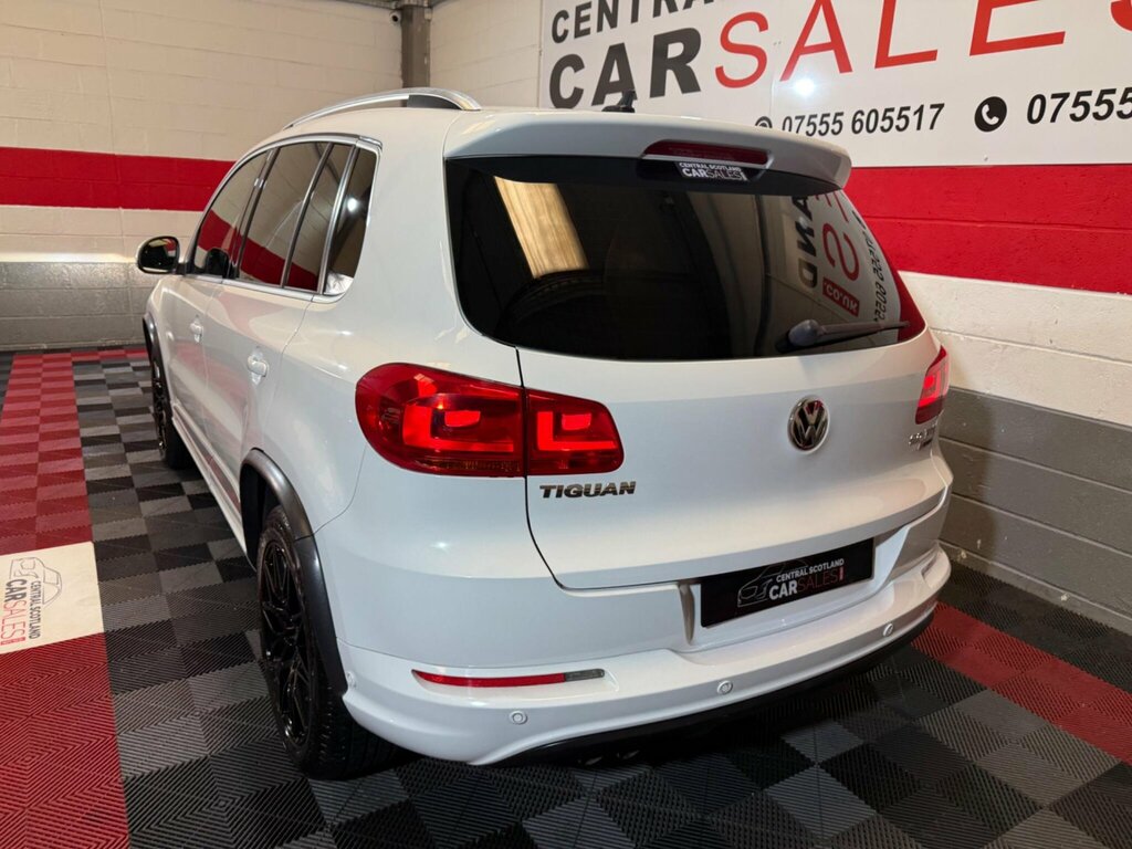 Volkswagen Tiguan 2.0 Tdi Bluemotion Tech R-line 4Wd Euro 6 Ss White #3
