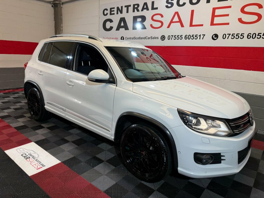 Volkswagen Tiguan 2.0 Tdi Bluemotion Tech R-line 4Wd Euro 6 Ss White