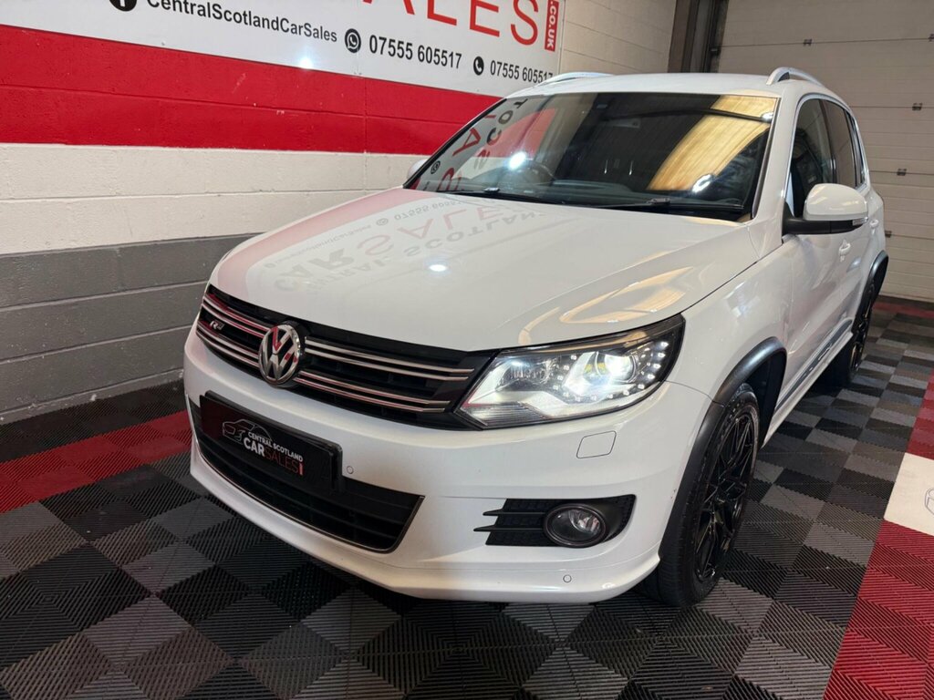 Volkswagen Tiguan 2.0 Tdi Bluemotion Tech R-line 4Wd Euro 6 Ss White #2