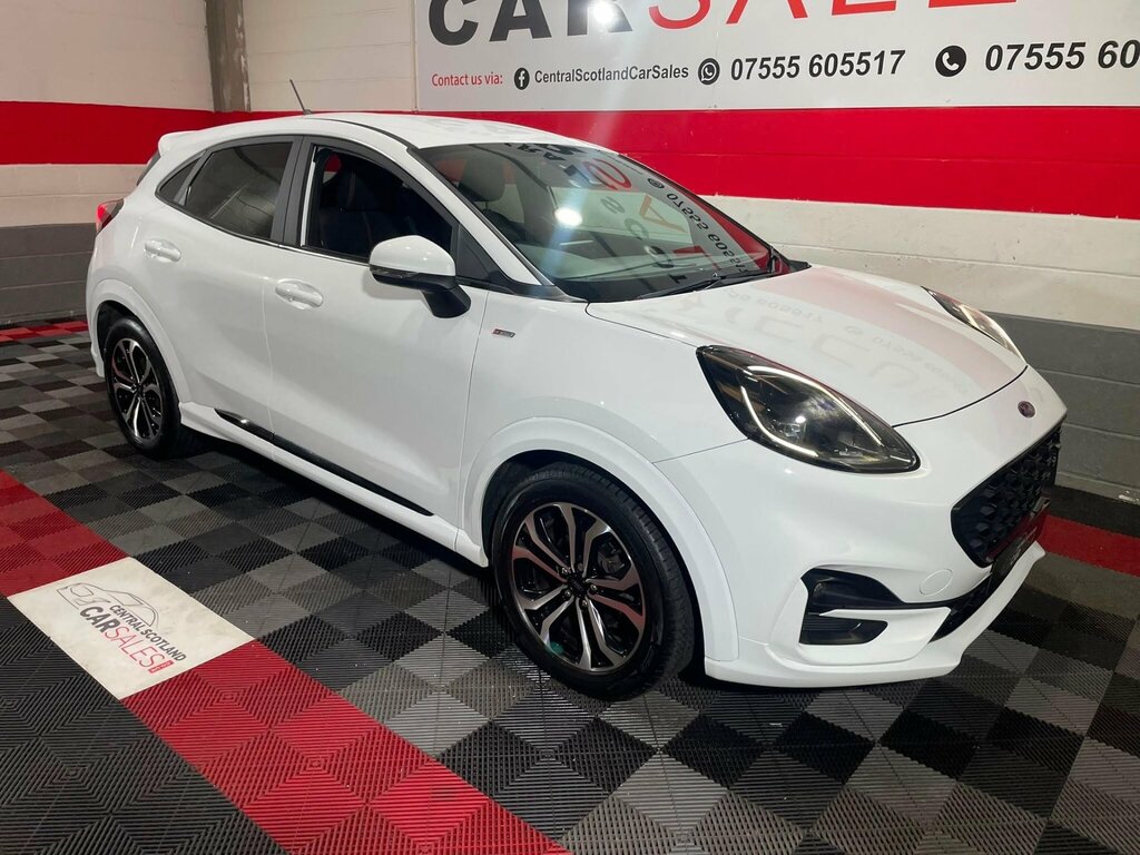 Ford Puma 1.0T Ecoboost Mhev St-line Euro 6 Ss White
