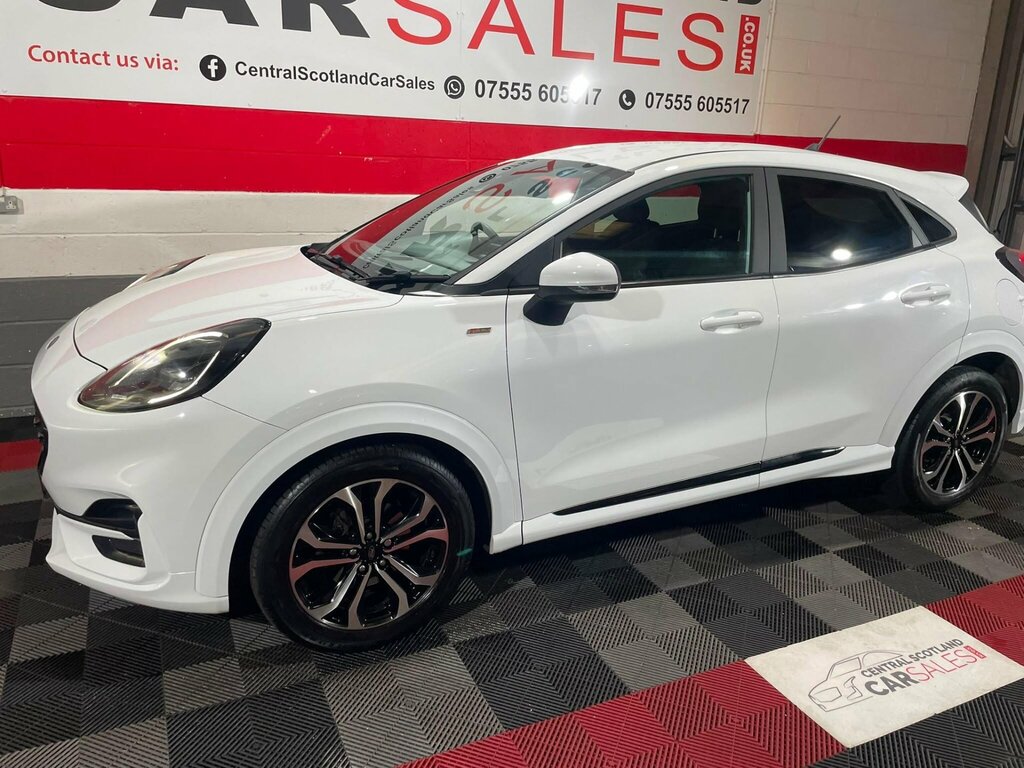 Ford Puma 1.0T Ecoboost Mhev St-line Euro 6 Ss White #2