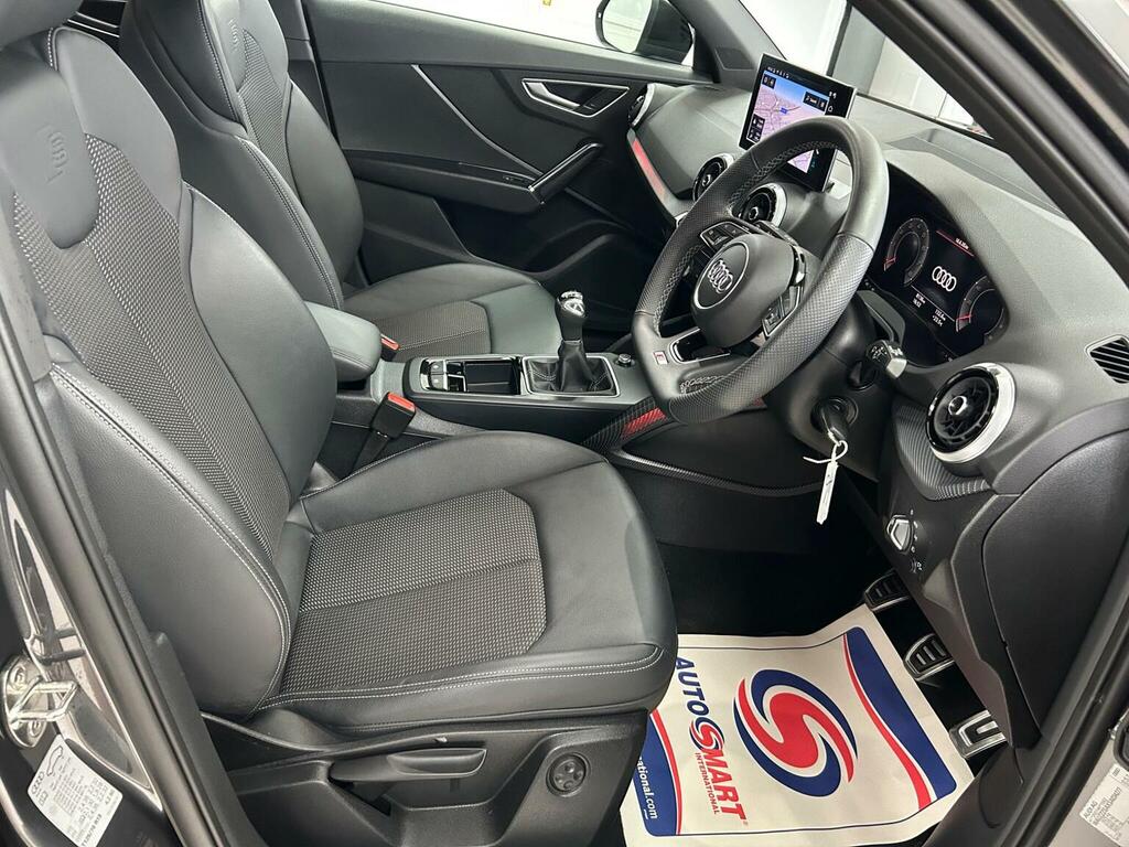 Audi Q2 1.0 Tfsi 30 Black Edition Euro 6 Ss YW25FXT Grey #6
