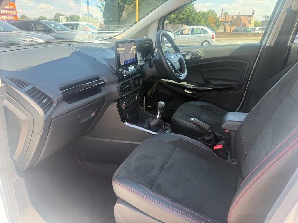 Ford Ecosport 1.0T Ecoboost St-line Euro 6 Ss YY23PNU White #4