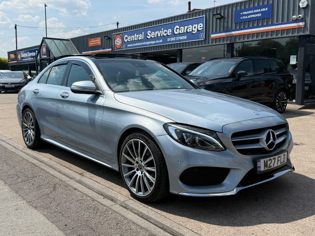 Mercedes-Benz C Class 2.0 C200 Amg Line Premium Plus G-tronic Euro 6 Silver