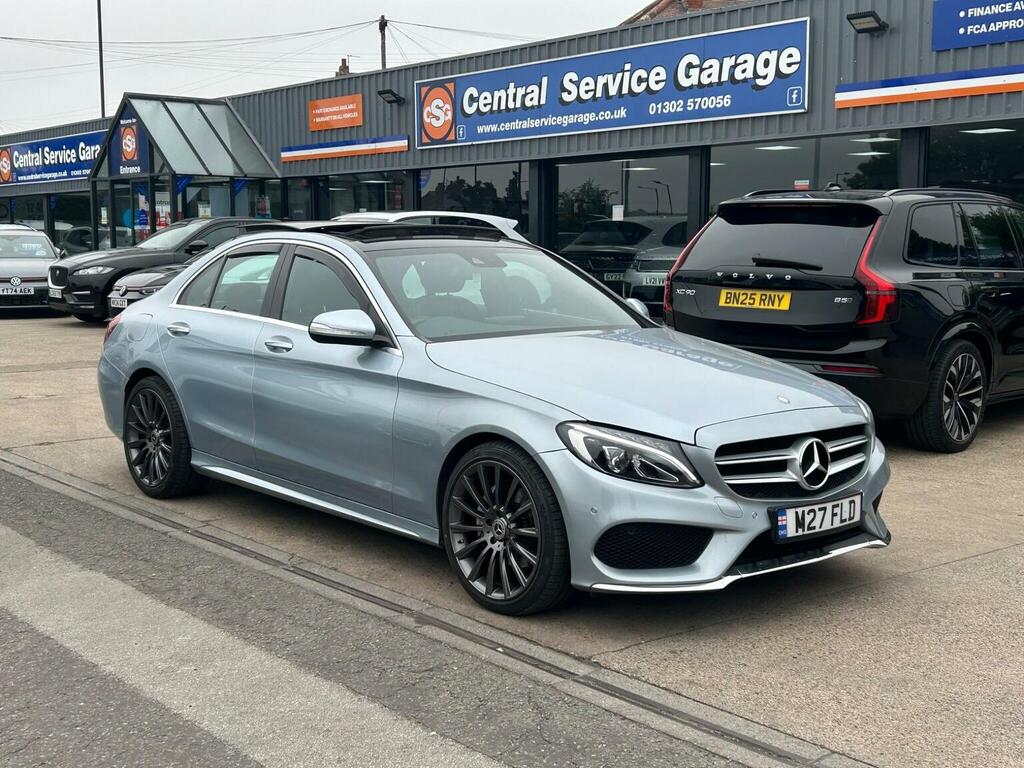 Mercedes-Benz C Class 2.0 C200 Amg Line Premium Plus G-tronic Euro 6 Silver