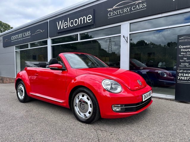 Volkswagen Beetle Convertible Red #3