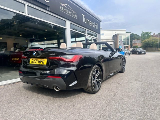 BMW 4 Series Convertible Black #5
