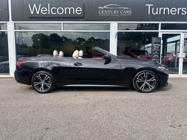 BMW 4 Series Convertible Black #4