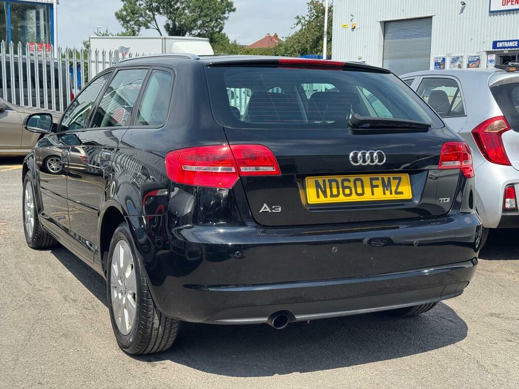 Audi A3 1.6 Tdi Sportback Euro 5 S S Black #3