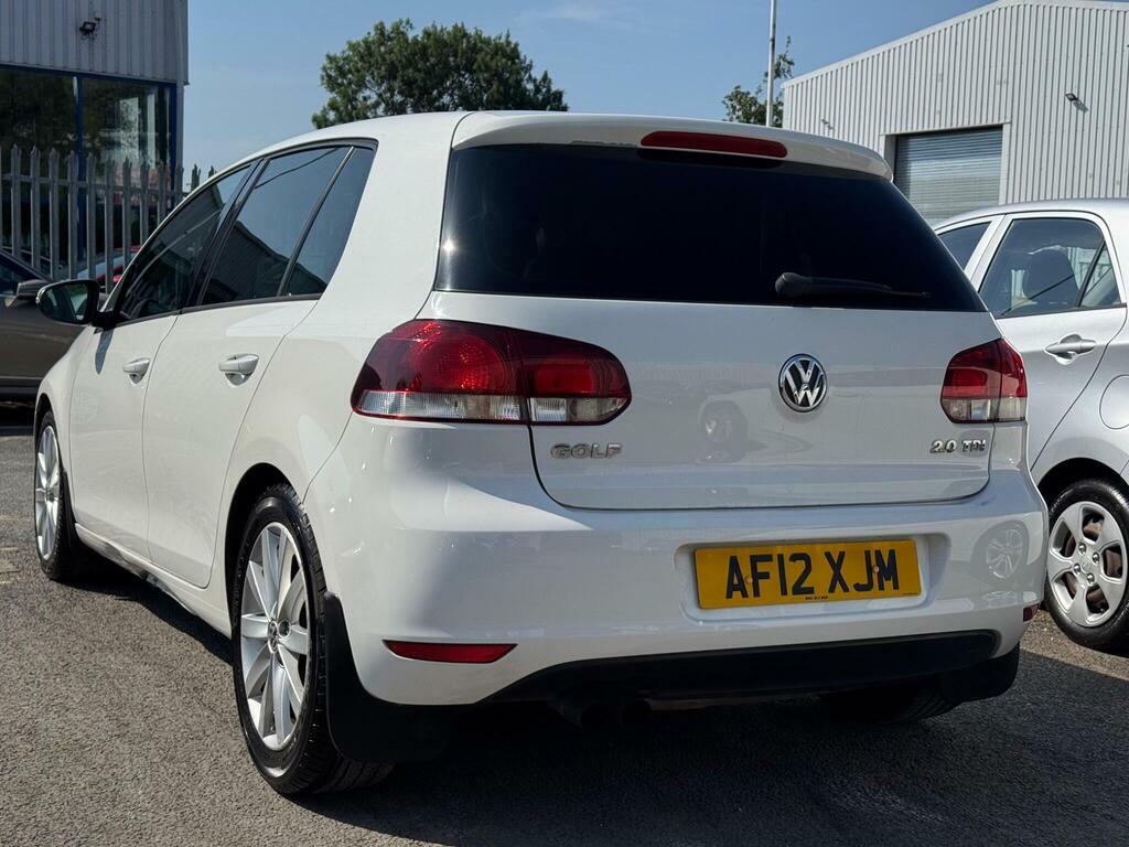 Volkswagen Golf 2.0 Tdi Gt Leather Hatchback White #3